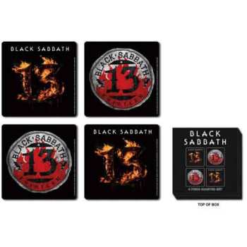 Merch Black Sabbath: Set Onderzetters 13
