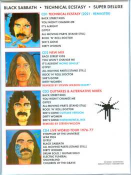 4CD/Doos Black Sabbath: Technical Ecstasy Super Deluxe DLX