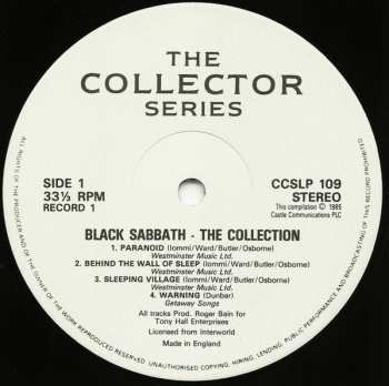 2LP Black Sabbath: The Collection