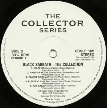 2LP Black Sabbath: The Collection