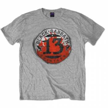 Merch Black Sabbath: Tričko 13 Flame Circle  S