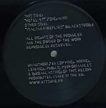 LP Black Strobe: Italian Fireflies / Hotel 17