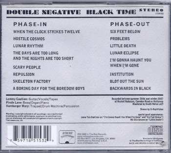 CD Black Time: Double Negative