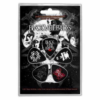 Merch Black Veil Brides: Set Plectrums Skull 