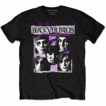 Merch Black Veil Brides: T-shirt Grunge Faces 