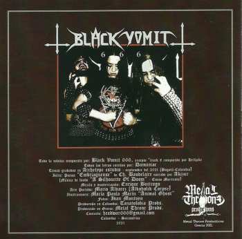 CD Black Vomit 666: Nocturno Poemario Maldito