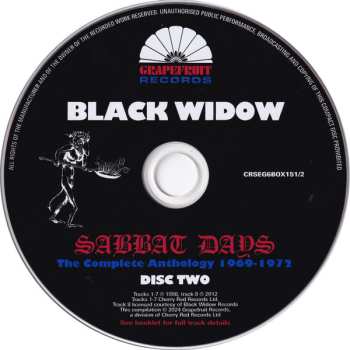 6CD/Doos Black Widow: Sabbat Days (The Complete Anthology 1969-1972)