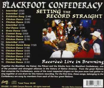 CD Blackfoot Confederacy: Setting The Record Straight