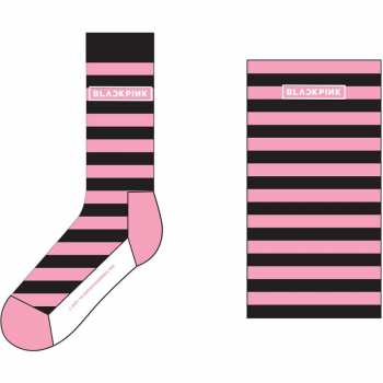 Merch BLACKPINK: Enkelsokken Stripes & Logo Blackpink
