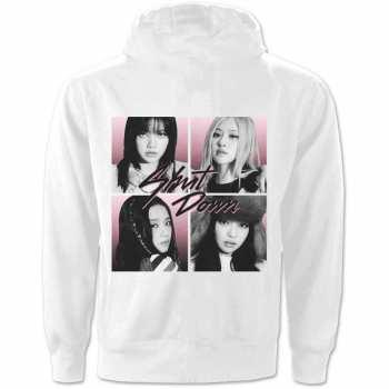 Merch BLACKPINK: Blackpink Unisex Pullover Hoodie: Shut Down Photo Grid (back Print) (medium) M