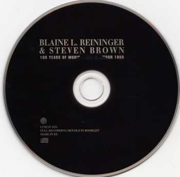 CD Blaine L. Reininger: 100 Years Of Music: Live In Lisbon 1989