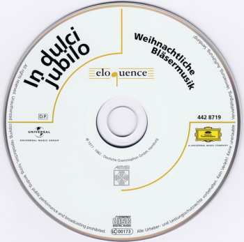 CD Blechbläser-Ensemble Der Berliner Philharmoniker: In Dulci Jubilo · Weihnachtliche Bläsermusik