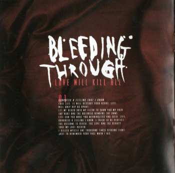 CD Bleeding Through: Love Will Kill All