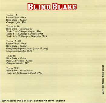 5CD/Doos Blind Blake: All The Published Sides