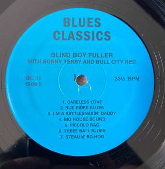 LP Blind Boy Fuller: Blind Boy Fuller With Sonny Terry And Bull City Red