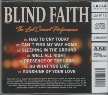 CD Blind Faith: The Lost Concert Performance