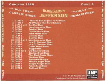 4CD/Doos Blind Lemon Jefferson: The Complete 94 Classic Sides Remastered