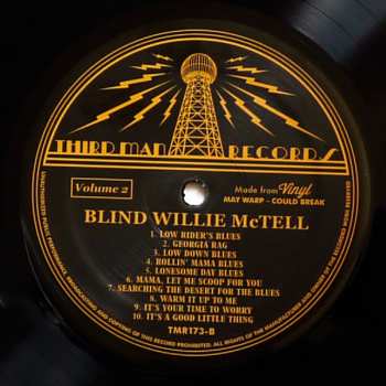 LP Blind Willie McTell: Complete Recorded Works In Chronological Order, Volume 2