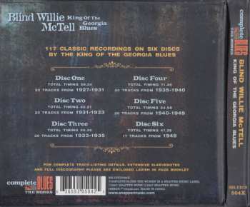 6CD/Doos Blind Willie McTell: King Of The Georgia Blues