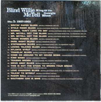 6CD/Doos Blind Willie McTell: King Of The Georgia Blues