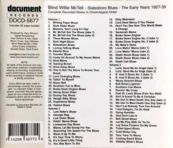 3CD Blind Willie McTell: Statesboro Blues - The Early Years 1927 - 1935