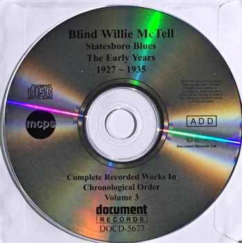 3CD Blind Willie McTell: Statesboro Blues - The Early Years 1927 - 1935