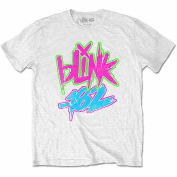Merch Blink-182: Dětské Tričko Neon Logo Blink-182  7-8 let