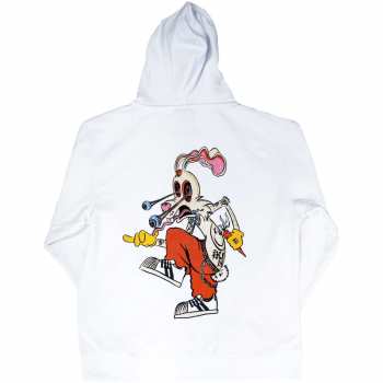 Merch Blink-182: Blink-182 Unisex Zipped Hoodie: Roger Rabbit (back Print) (small) S