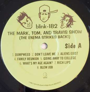 2LP Blink-182: The Mark, Tom And Travis Show (The Enema Strikes Back!)
