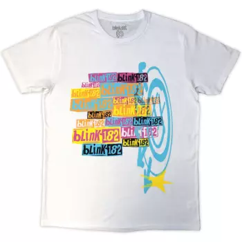 T-shirt Multi Stacked Logo Blink-182