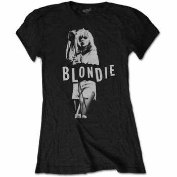 Merch Blondie: Dames T-shirt Mic. Stand