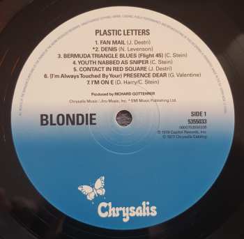 LP Blondie: Plastic Letters