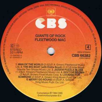 3LP Fleetwood Mac: Giants Of Rock
