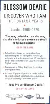 6CD/Doos Blossom Dearie: Discover Who I Am: The Fontana Years, London 1966–1970