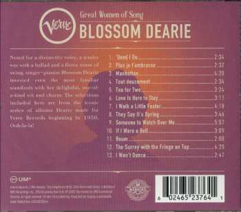 CD Blossom Dearie: Great Women Of Song: Blossom Dearie