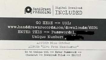 LP Blue October: Live From Manchester CLR