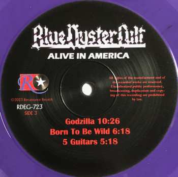 2LP Blue Öyster Cult: Alive In America CLR | LTD