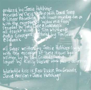 CD Bluebottle Kiss: Slight Return + Out Seeds