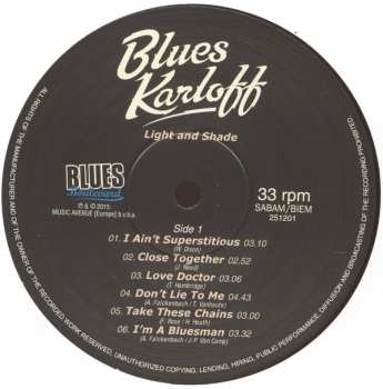 LP Blues Karloff: Light And Shade
