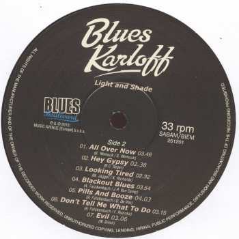 LP Blues Karloff: Light And Shade