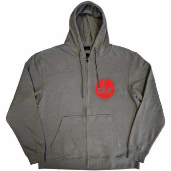 Merch Blur: Hoodie Met Rits Circle Logo Blur