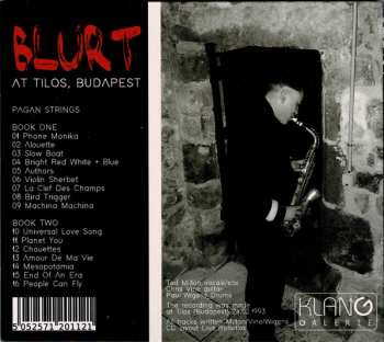 CD Blurt: At Tilos, Budapest