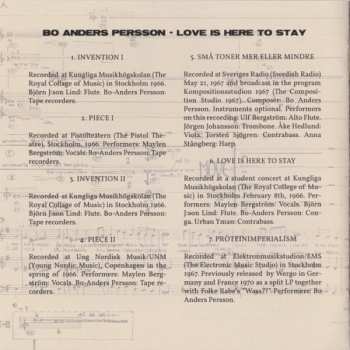 CD Bo Anders Persson: Love Is Here To Stay