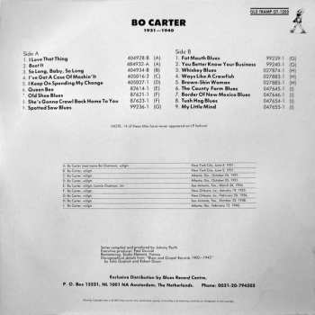 LP Bo Carter: 1931-1940