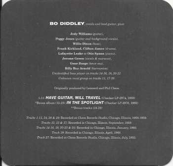 CD Bo Diddley: Have Guitar, Will Travel / In The Spotlight