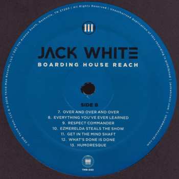 LP Jack White: Boarding House Reach