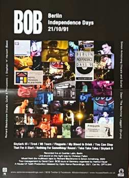 LP BOB: Berlin Independence Days 21/10/91 LTD