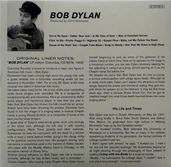 CD Bob Dylan: Debut Album LTD