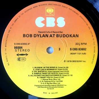 2LP Bob Dylan: Bob Dylan At Budokan