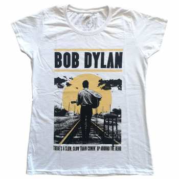 Merch Bob Dylan: Dames T-shirt Slow Train 